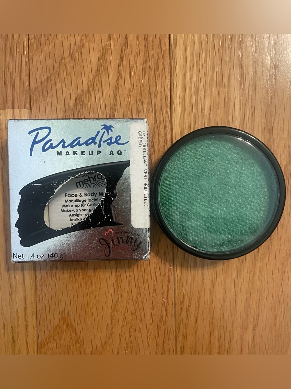 Mehron Paradise Makeup Green Face & Body Paint
